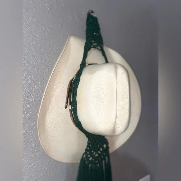 HANDMADE MACRAME HAT HANGER!! - Picture 3 of 12